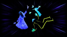 HILT black light theatre - show Images of Love